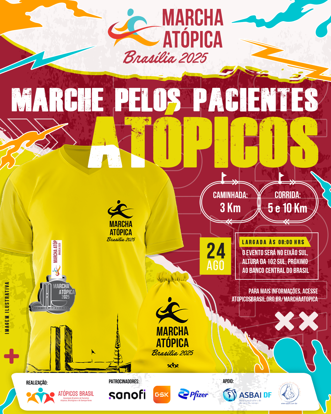 Marcha Atópica Brasília 2025 - Atópicos Brasil